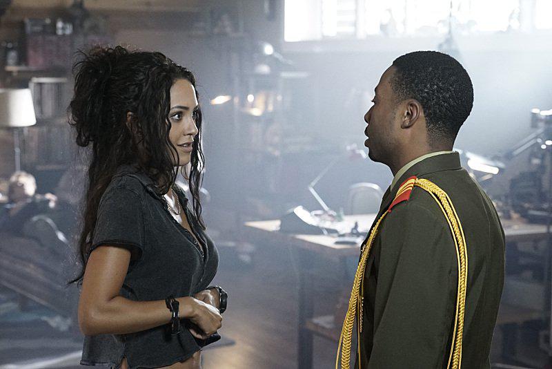 Tristin Mays and Justin Hires in MacGyver (2016)