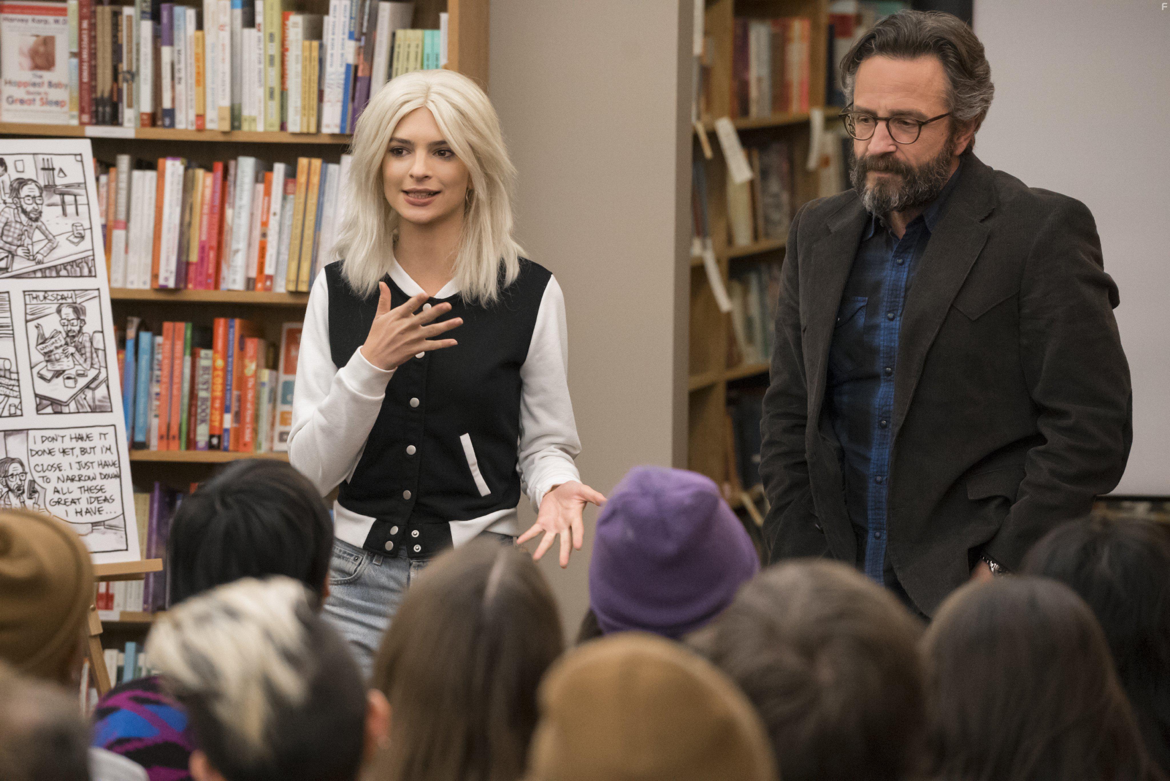 Marc Maron and Emily Ratajkowski in Easy (2016)