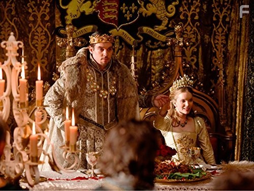 Jonathan Rhys Meyers and Tamzin Merchant in Тюдоры (2007)