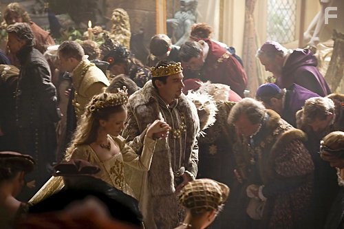 Jonathan Rhys Meyers and Tamzin Merchant in Тюдоры (2007)