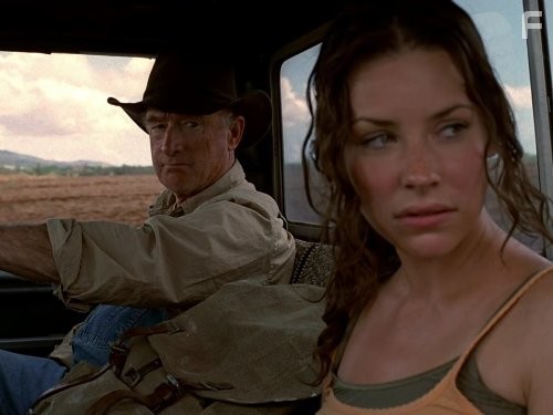 Nick Tate and Evangeline Lilly in Остаться в живых (2004)
