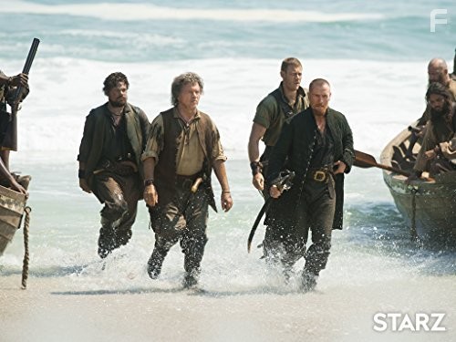 Andre Jacobs, Toby Stephens, and Tom Hopper in Чёрные Паруса (2014)