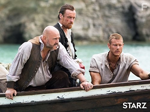 Mark Ryan, Toby Stephens, and Tom Hopper in Чёрные Паруса (2014)