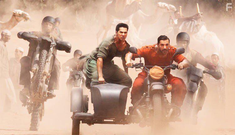 John Abraham and Varun Dhawan in Dishoom (2016)