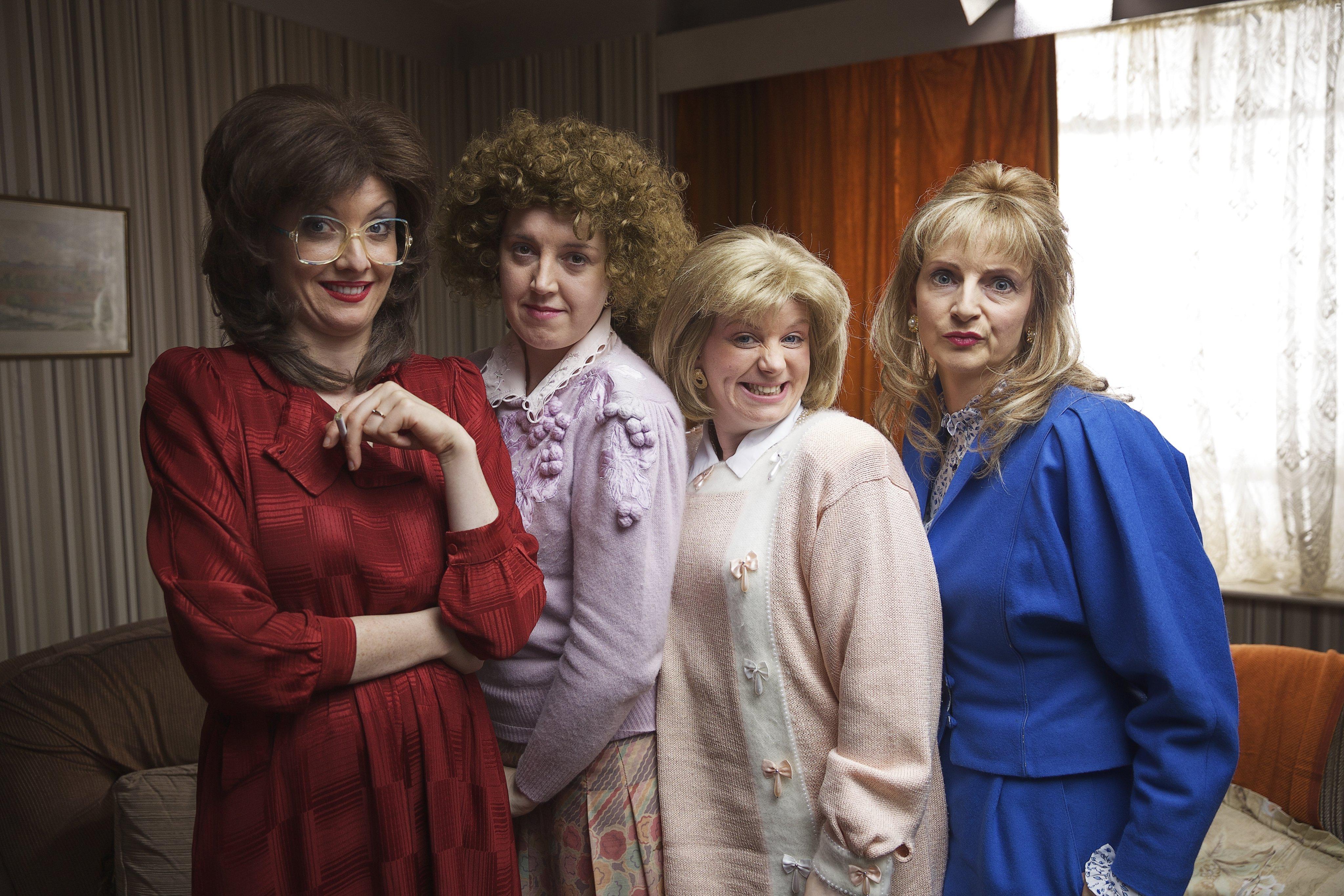 Norma Sheahan, Jennifer Maguire, Sharon Mannion, and Eleanor Tiernan in Bridget & Eamon (2016)