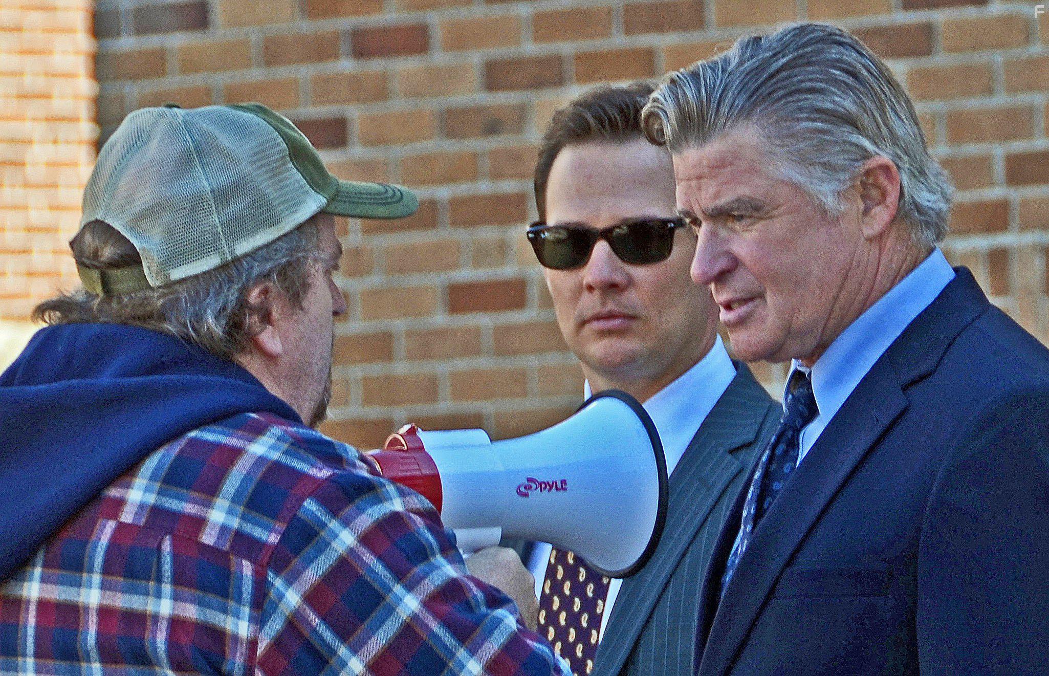 Treat Williams, Ryan Merriman, and Timothy J. Ryan in The Congressman (2016)