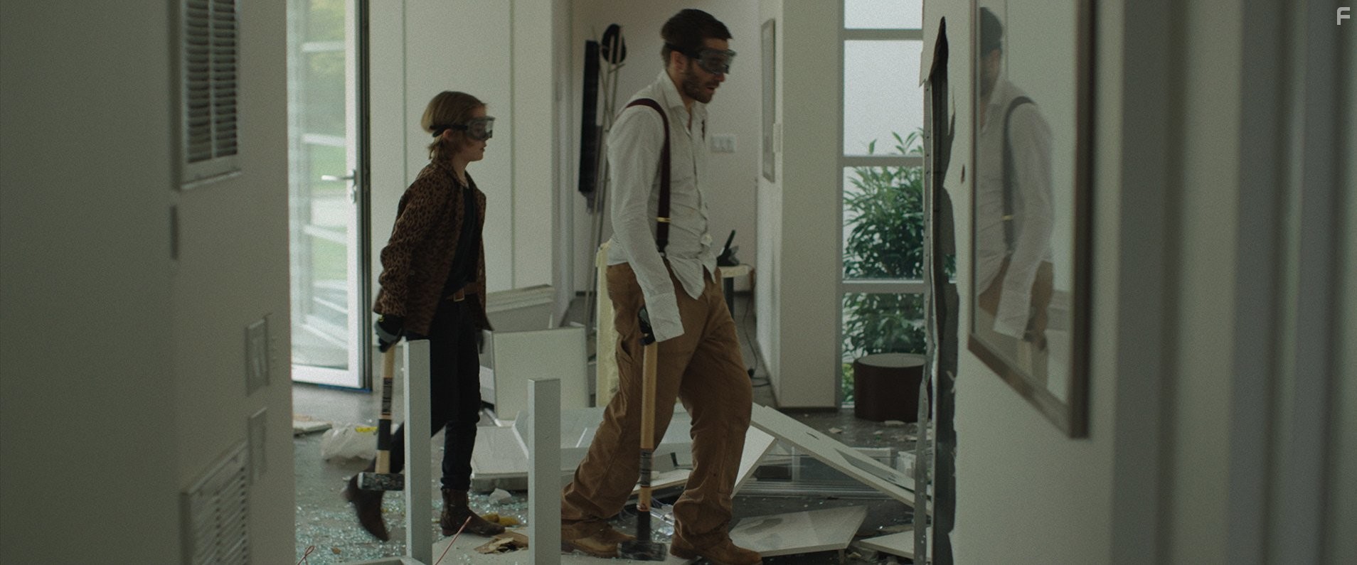 Jake Gyllenhaal and Judah Lewis in Разрушение (2015)