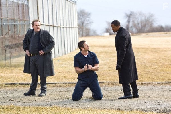Colm Meaney, Jamie Foxx, and Gerard Butler in Законопослушный гражданин (2009)