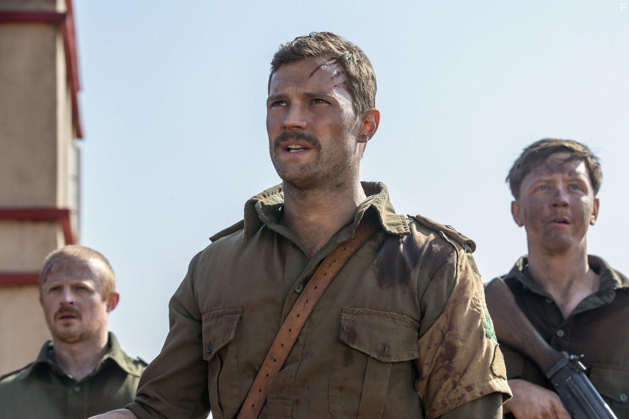 Jamie Dornan, Conor MacNeill, and Mike Noble in The Siege of Jadotville (2016)