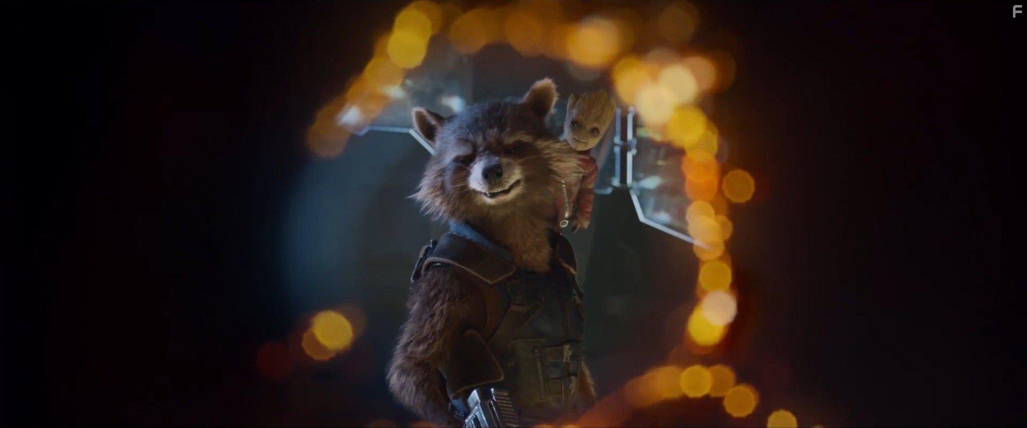 Vin Diesel and Bradley Cooper in Guardians of the Galaxy Vol. 2 (2017)