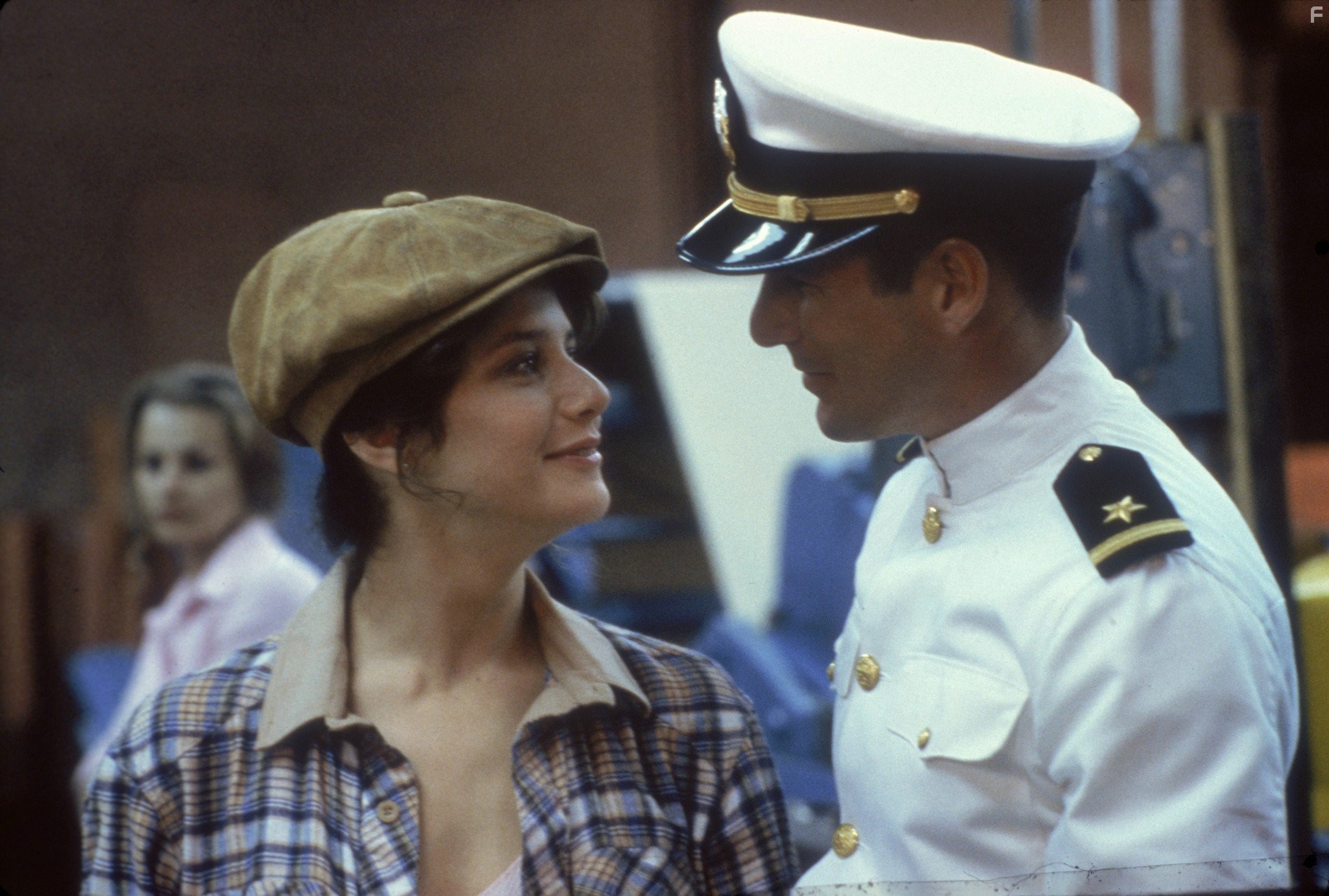 Richard Gere and Debra Winger in Офицер и джентльмен (1982)