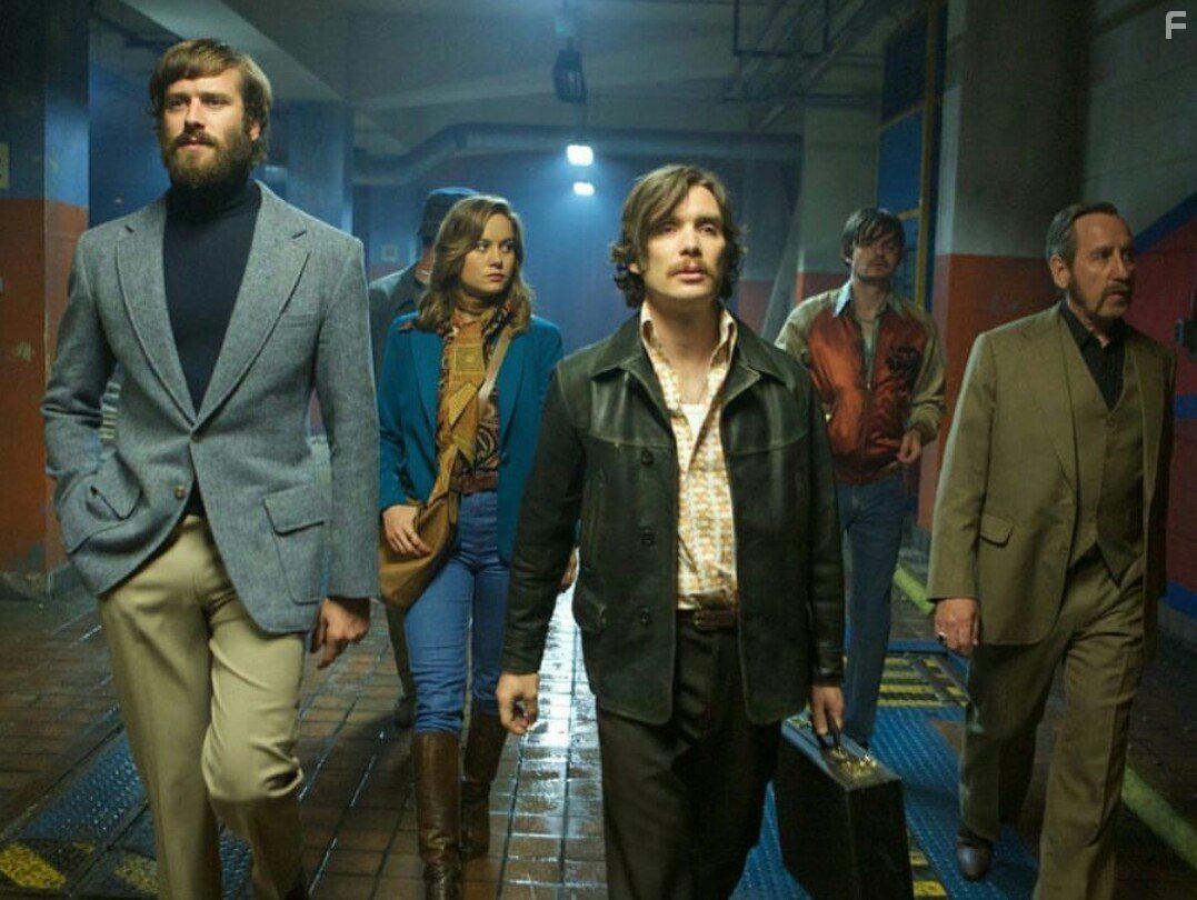 Brie Larson, Cillian Murphy, Sam Riley, Michael Smiley, and Armie Hammer in Free Fire (2016)