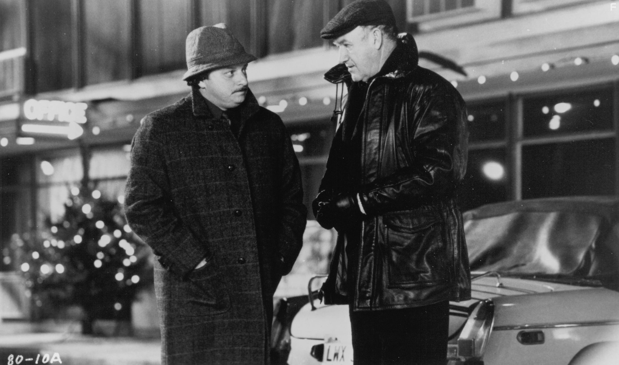 Gene Hackman and Dennis Franz in Доставить по назначению (1989)