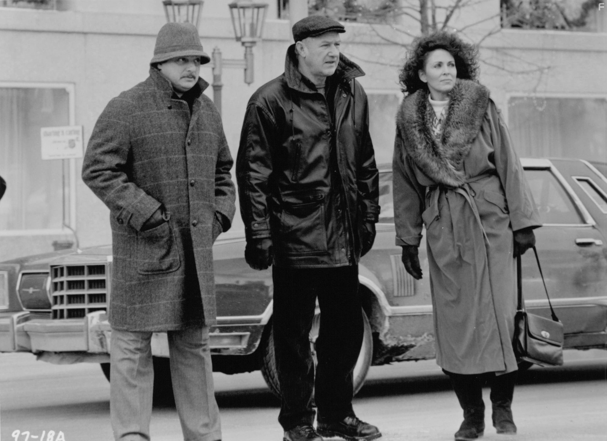 Gene Hackman, Joanna Cassidy, and Dennis Franz in Доставить по назначению (1989)