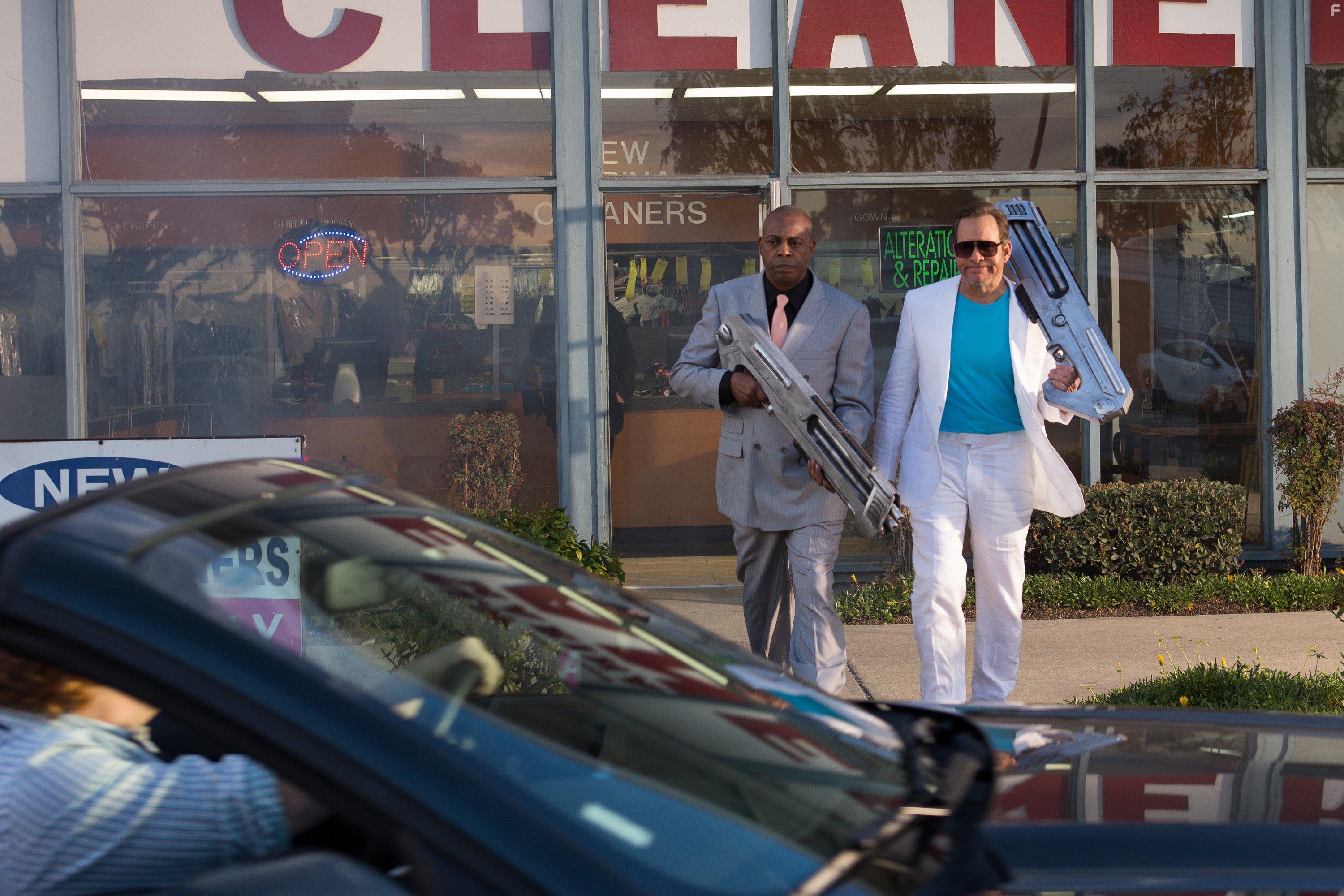 Steve Guttenberg and Michael Winslow in 2 Lava 2 Lantula! (2016)