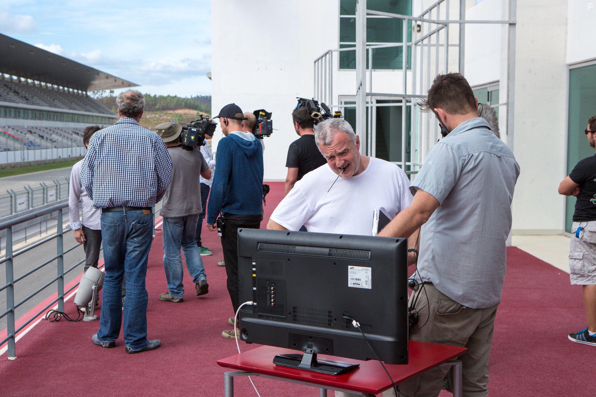 Jeremy Clarkson, James May, and Richard Hammond in The Grand Tour (2016)