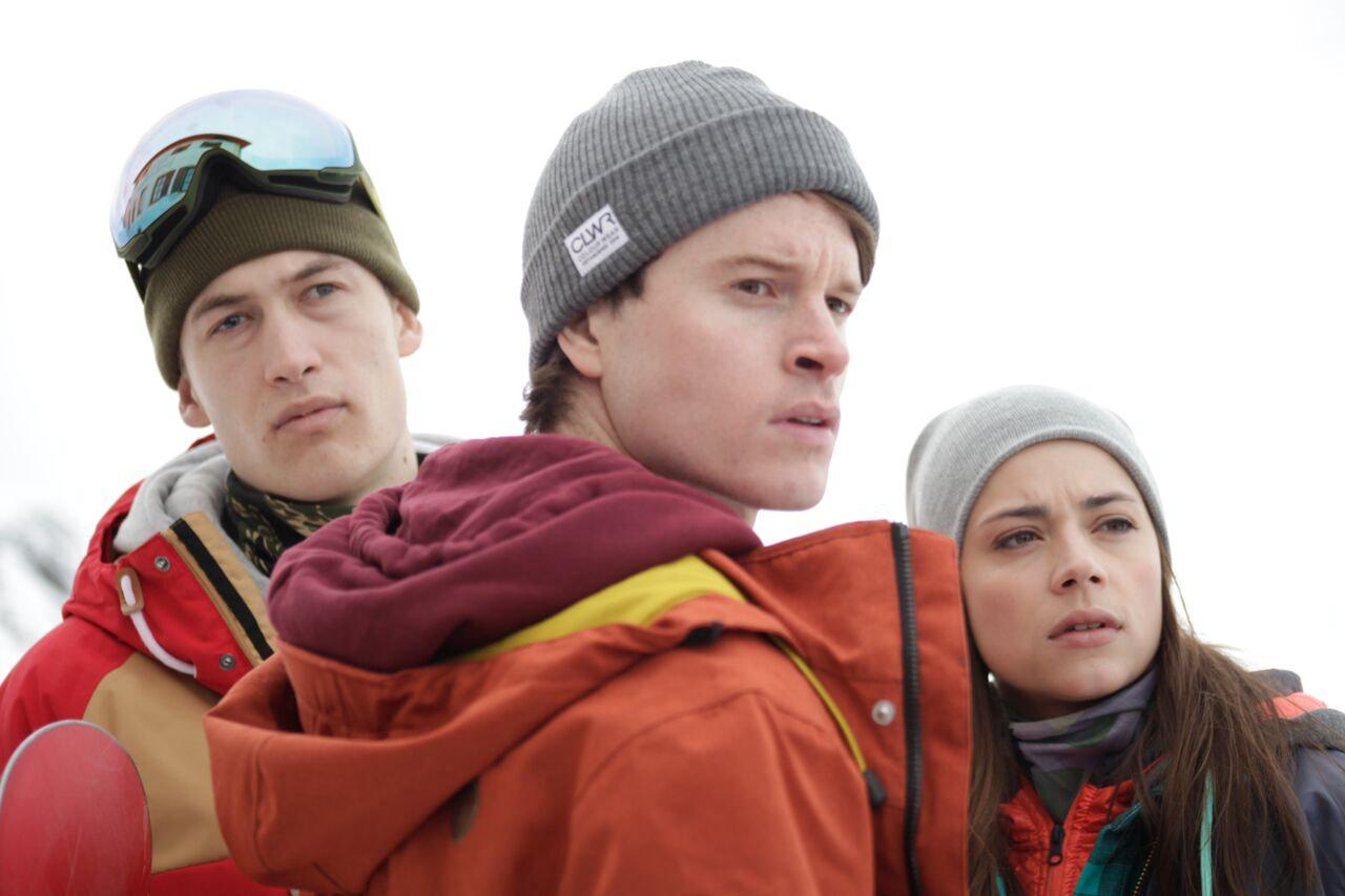 Gabriela Marcinkov, Laurie Calvert, and Oscar Dyekjr Giese in Attack of the Lederhosen Zombies (2016)