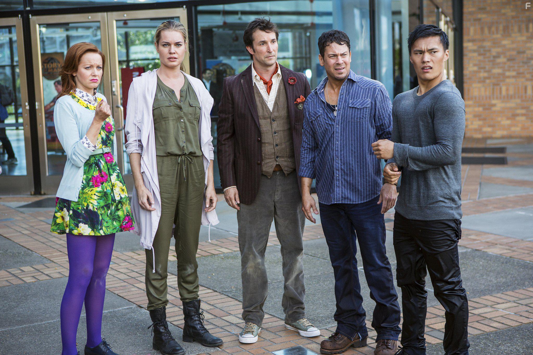 Noah Wyle, Christian Kane, and John Harlan Kim in The Librarians (2014)
