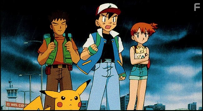 Ash, Misty, Brock & Pikachu
