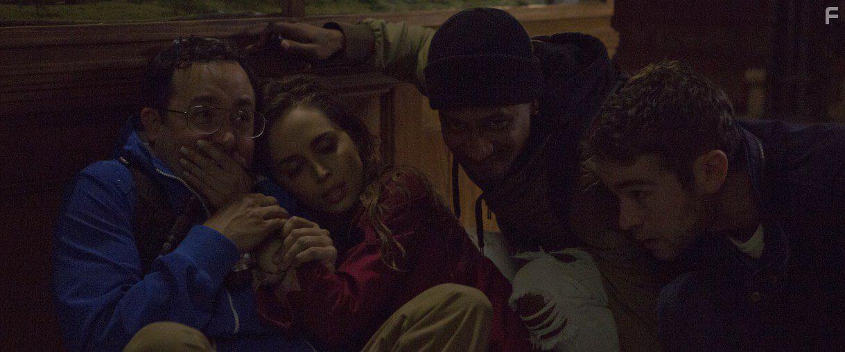 P.J. Byrne, Eliza Dushku, Brandon T. Jackson, and Chace Crawford in Eloise (2017)