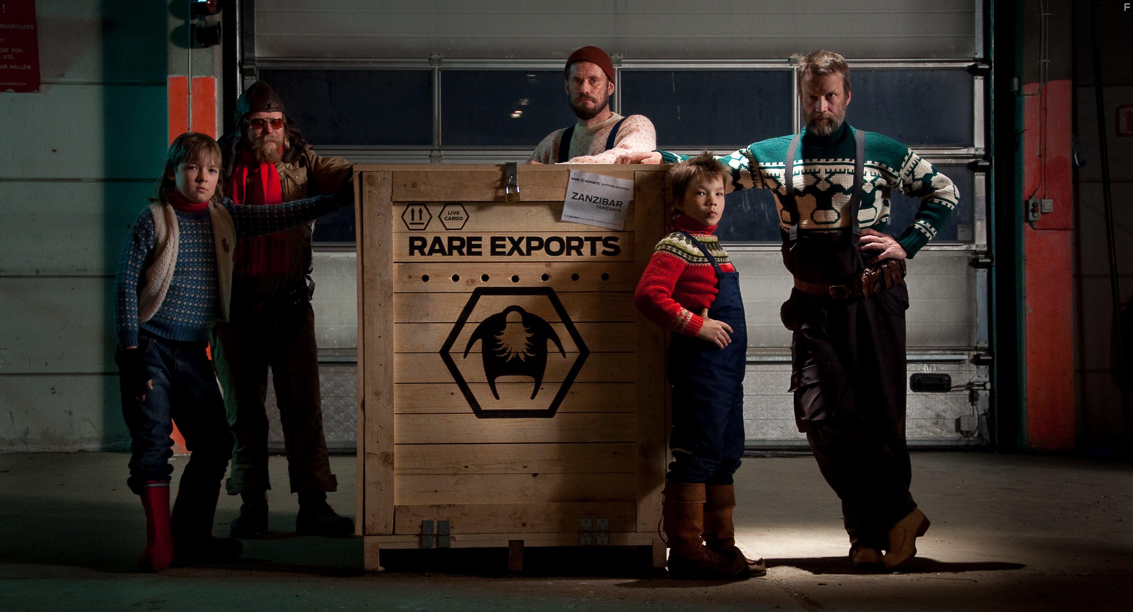 Rauno Juvonen, Tommi Korpela, Jorma Tommila, Onni Tommila, and Ilmari Jrvenp in Rare Exports (2010)