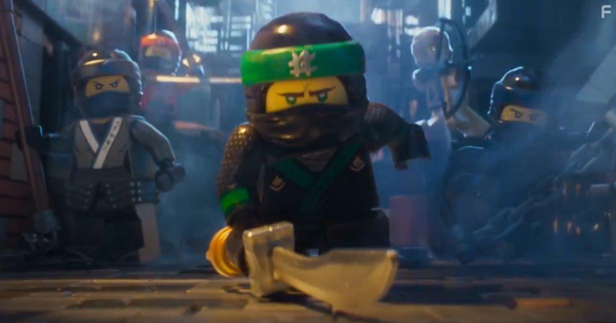 Fred Armisen, Michael Pea, Dave Franco, Zach Woods, Abbi Jacobson, and Kumail Nanjiani in The LEGO NINJAGO Movie (2017)