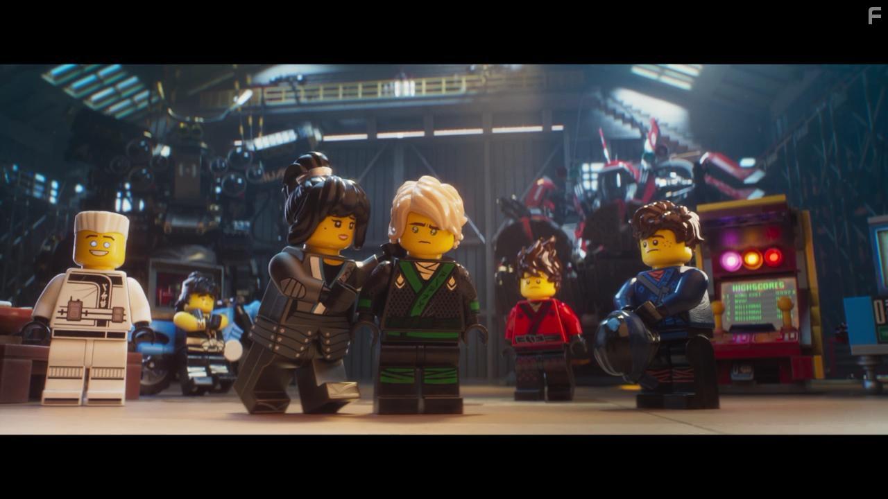 Fred Armisen, Michael Pea, Dave Franco, Zach Woods, Abbi Jacobson, and Kumail Nanjiani in The LEGO NINJAGO Movie (2017)