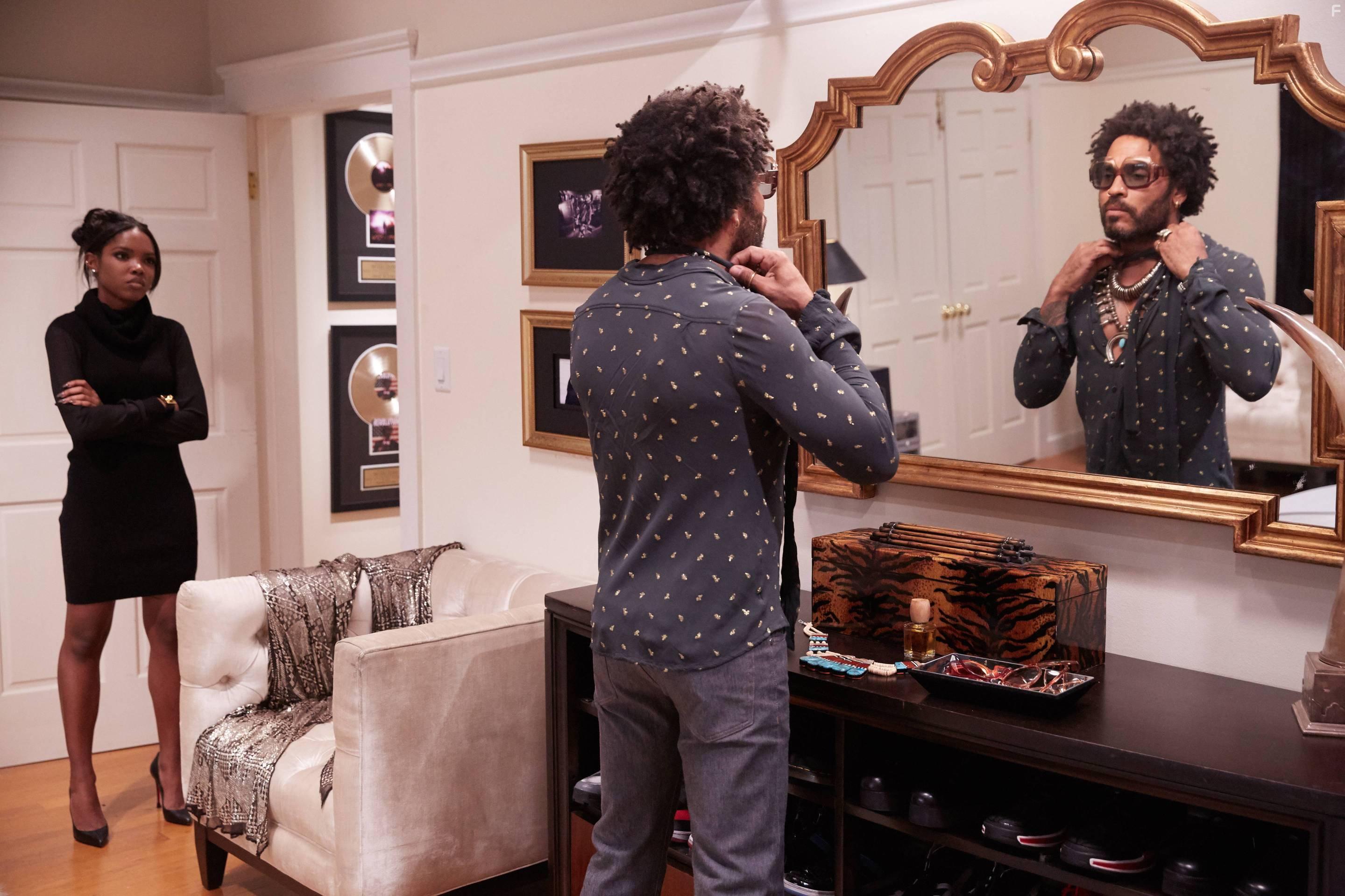 Lenny Kravitz and Ryan Destiny in Star (2016)