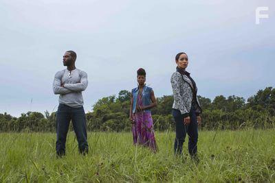 Dawn-Lyen Gardner, Rutina Wesley, and Kofi Siriboe in Queen Sugar (2016)