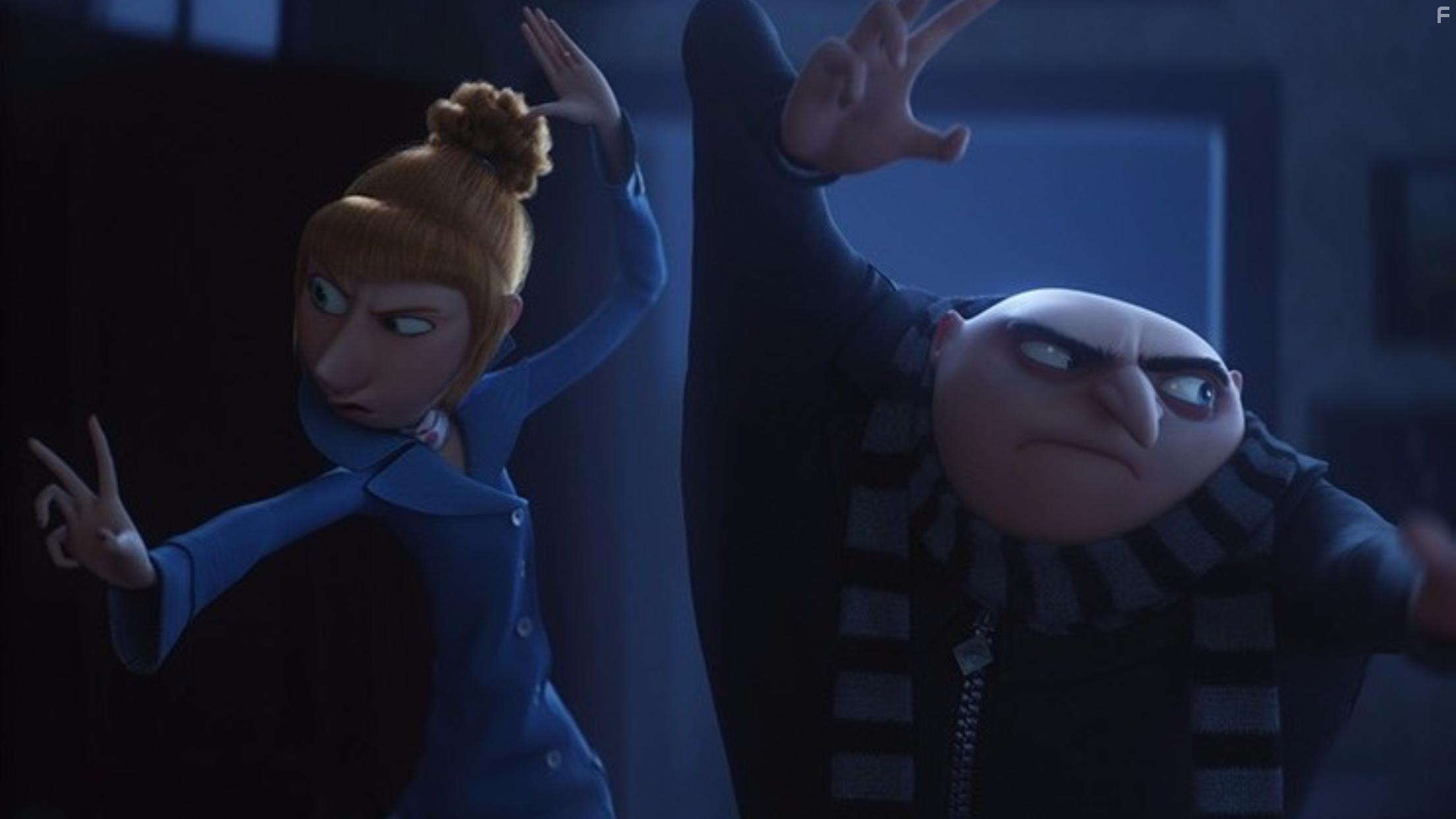 Steve Carell and Kristen Wiig in Despicable Me 3 (2017)
