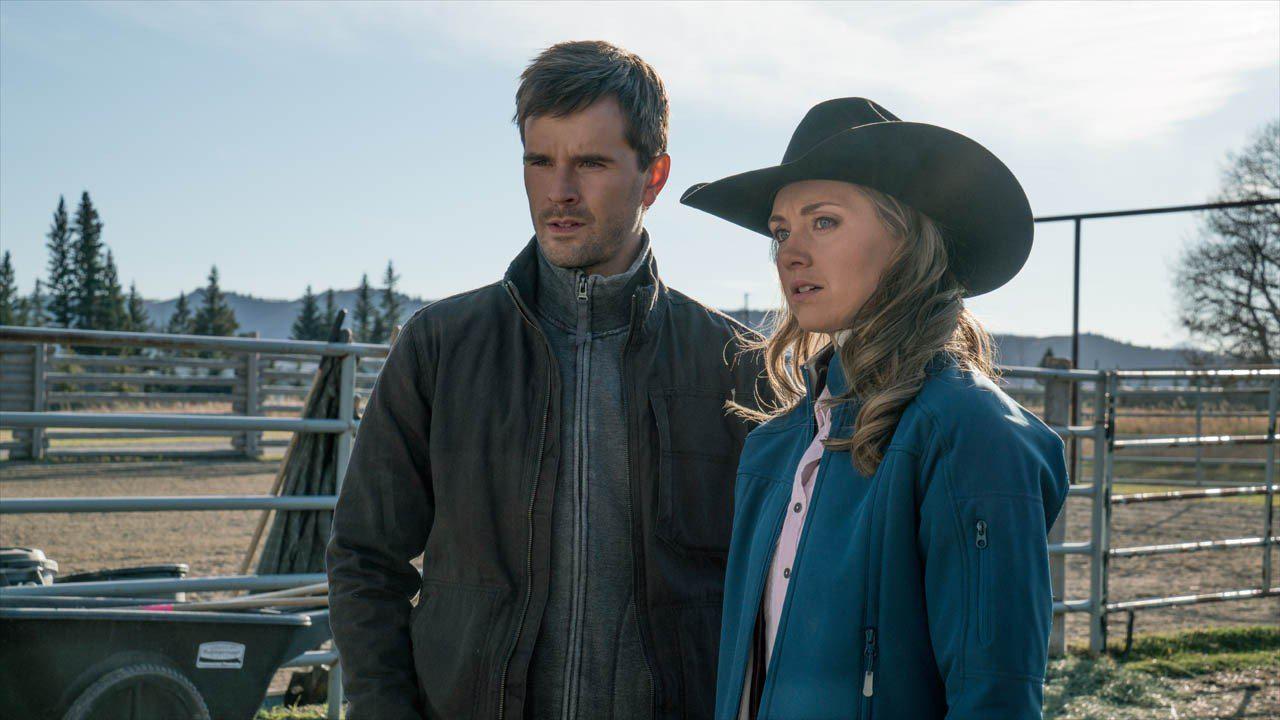 Graham Wardle and Amber Marshall in Heartland (2007)