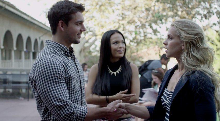 Nikki SooHoo, Maddy Curley, and John DeLuca in Chalk It Up (2016)