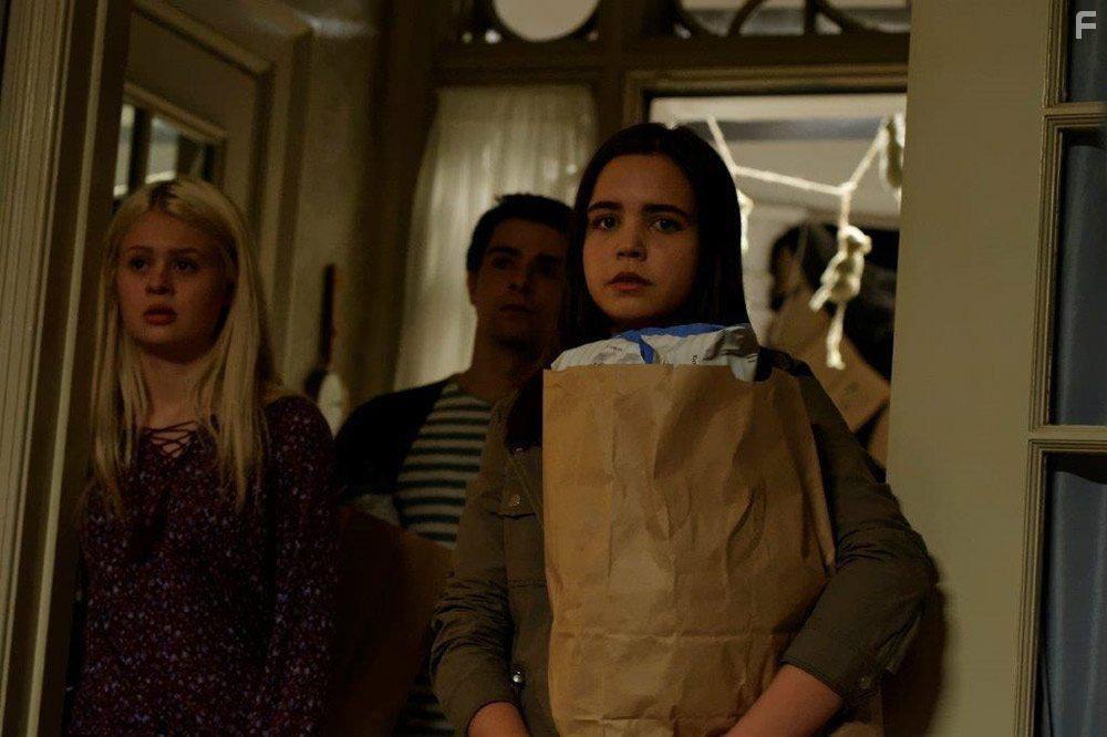 Bailee Madison, Alex Harrouch, and Natalie Ganzhorn in The Night Before Halloween (2016)