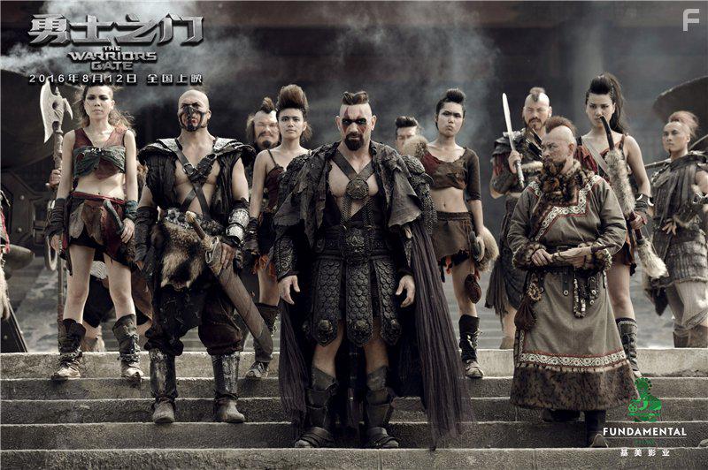 Dave Bautista and Zha Ka in Warrior's Gate (2016)