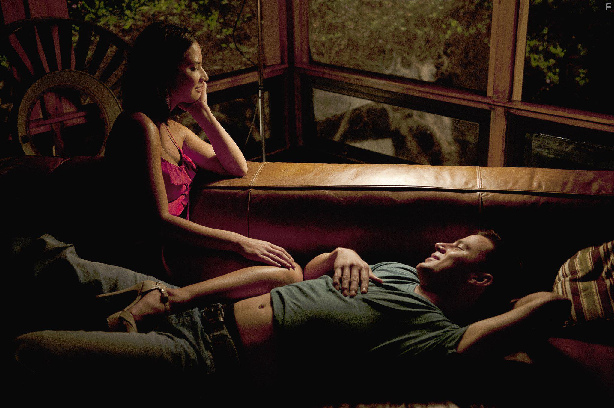 Channing Tatum and Olivia Munn in Magic Mike (2012)