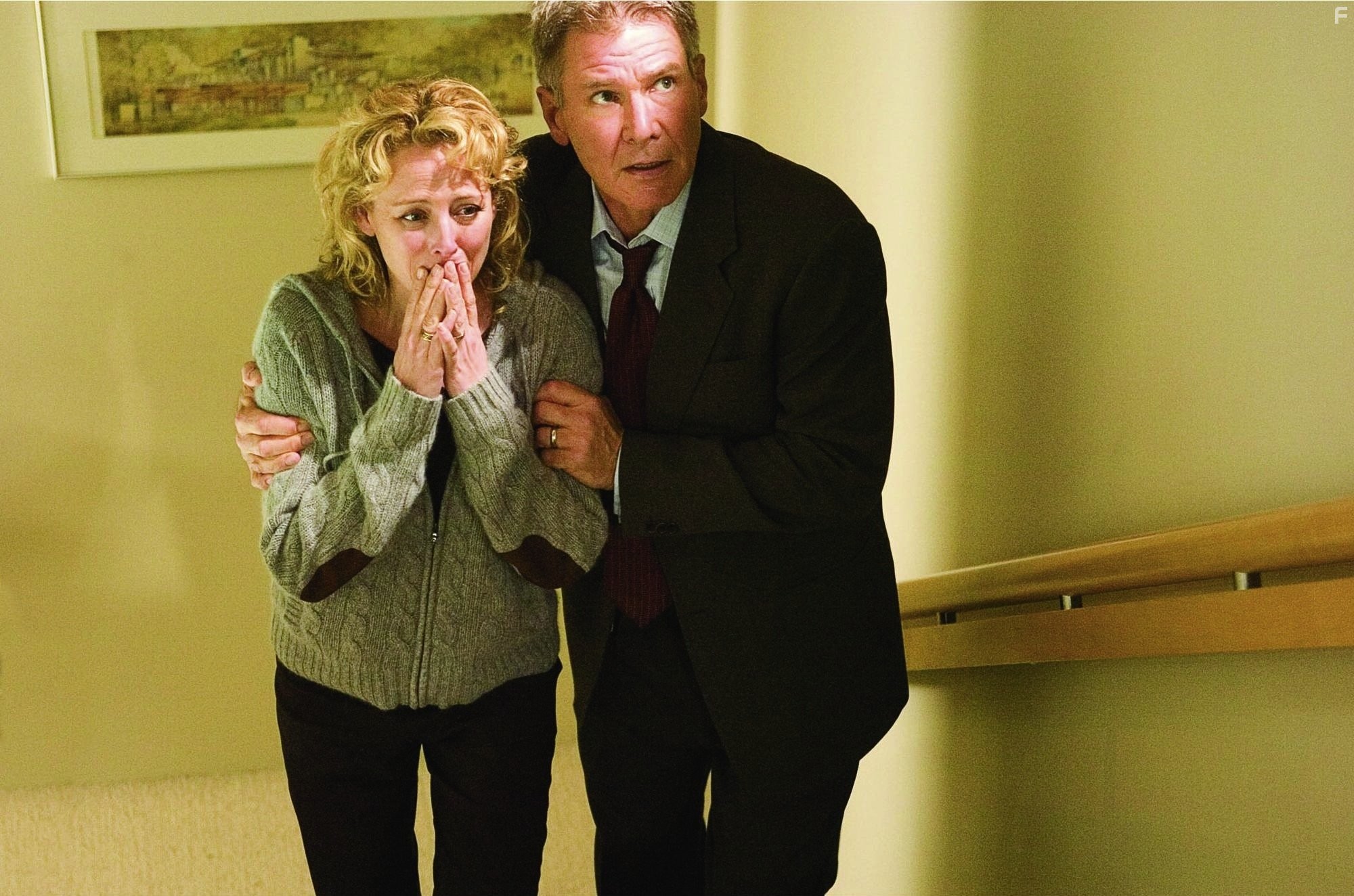 Harrison Ford and Virginia Madsen in Огненная стена (2006)
