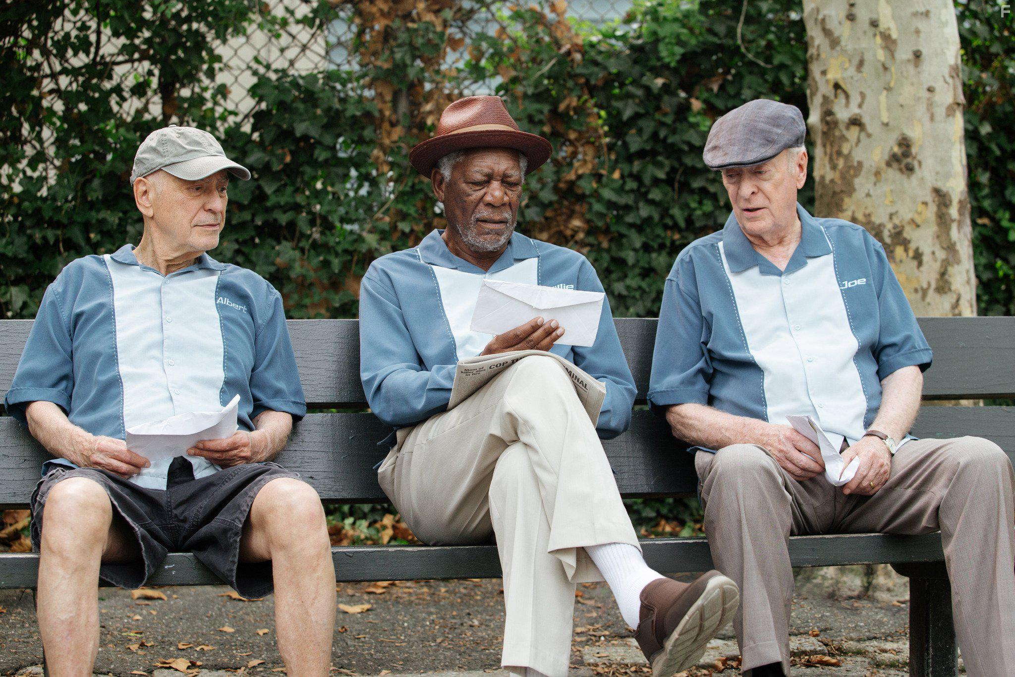 Morgan Freeman, Alan Arkin, and Michael Caine in Going in Style (2017)