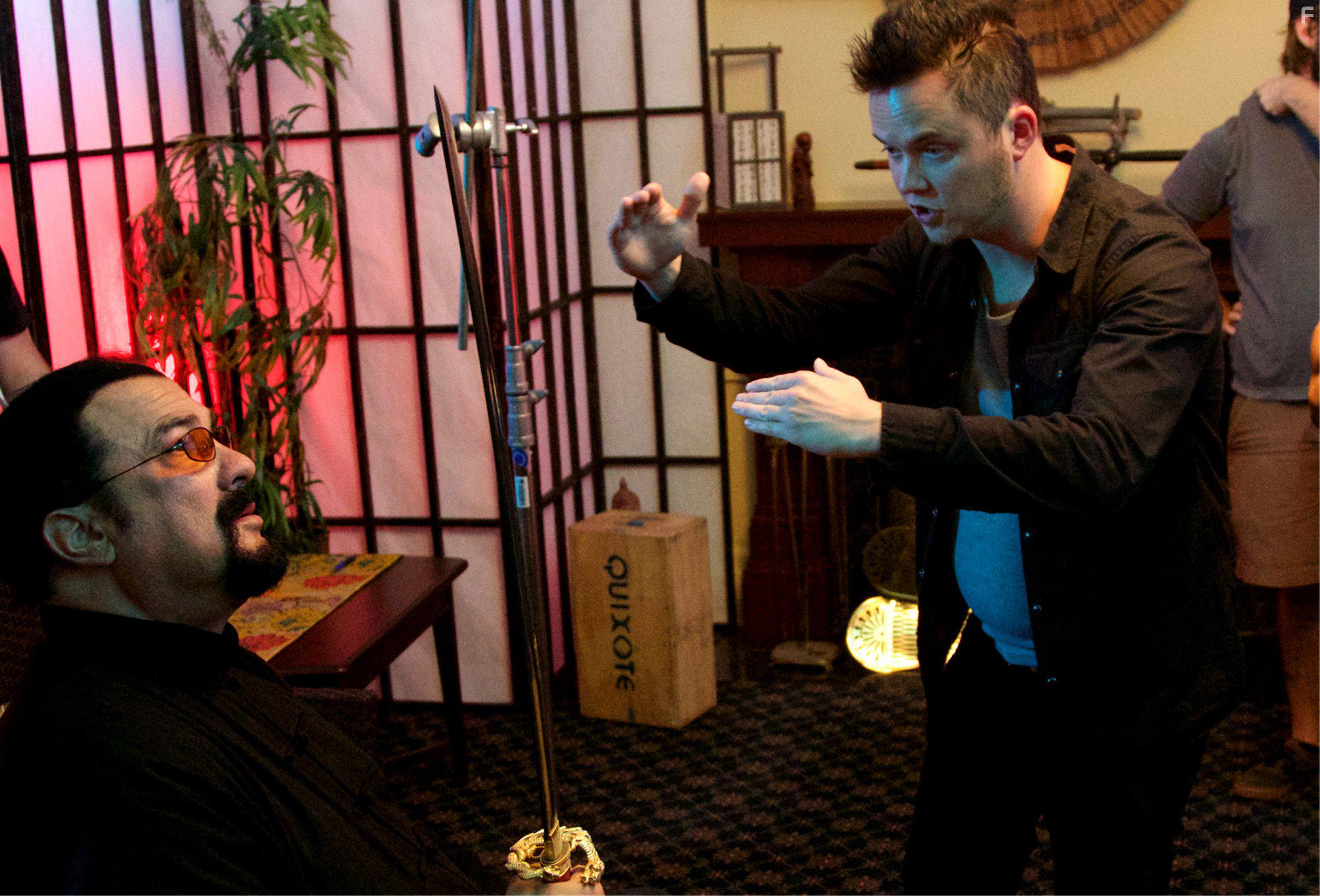 Steven Seagal and Titus Paar in The Perfect Weapon (2016)