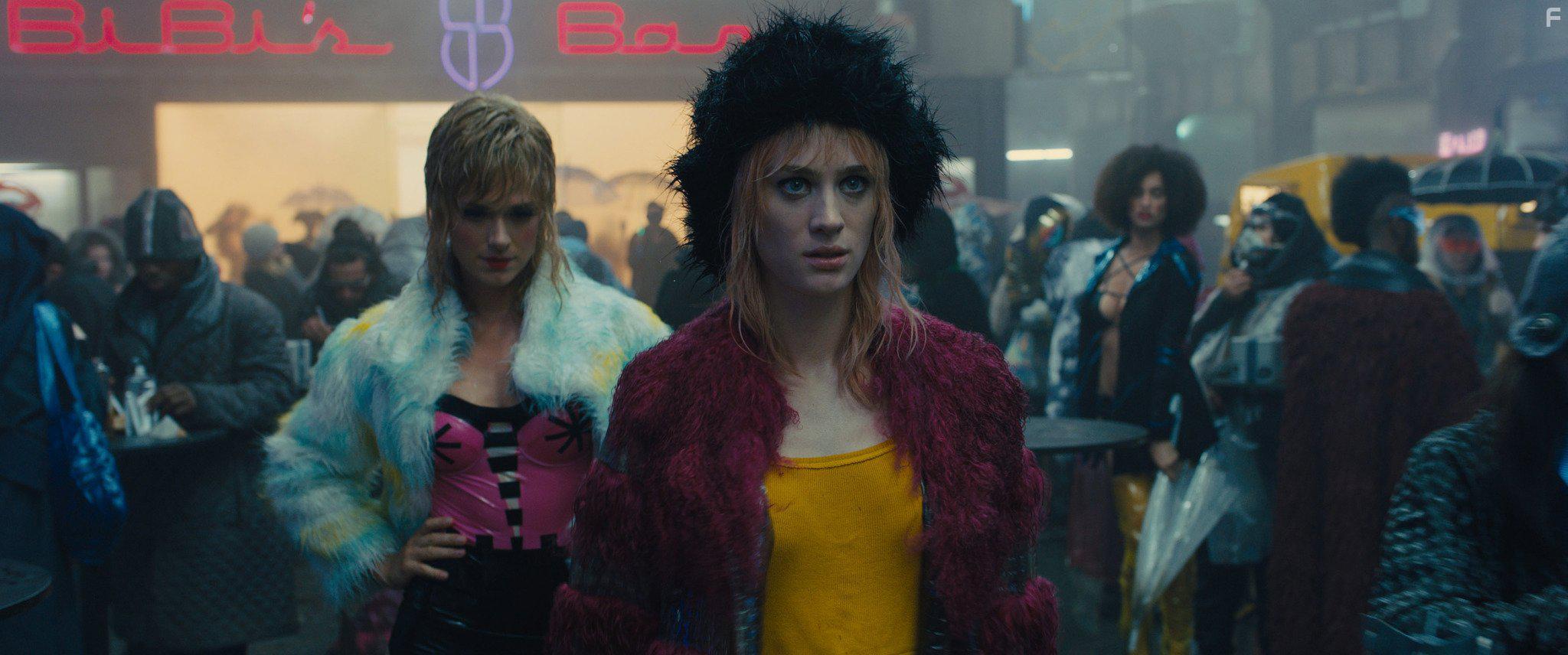 Krista Kosonen, Elarica Johnson, and Mackenzie Davis in Blade Runner 2049 (2017)