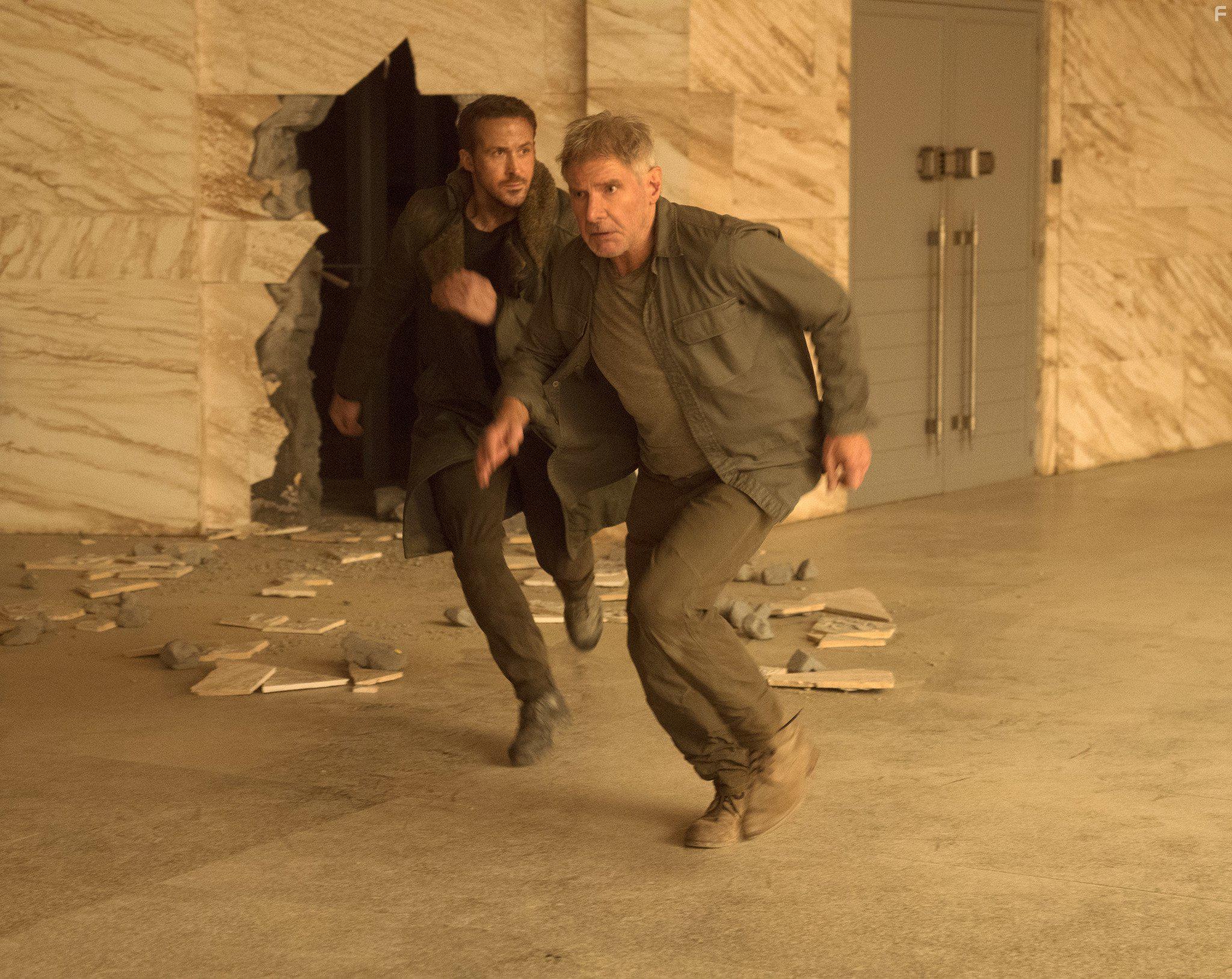 Harrison Ford and Ryan Gosling in Blade Runner 2049 (2017)