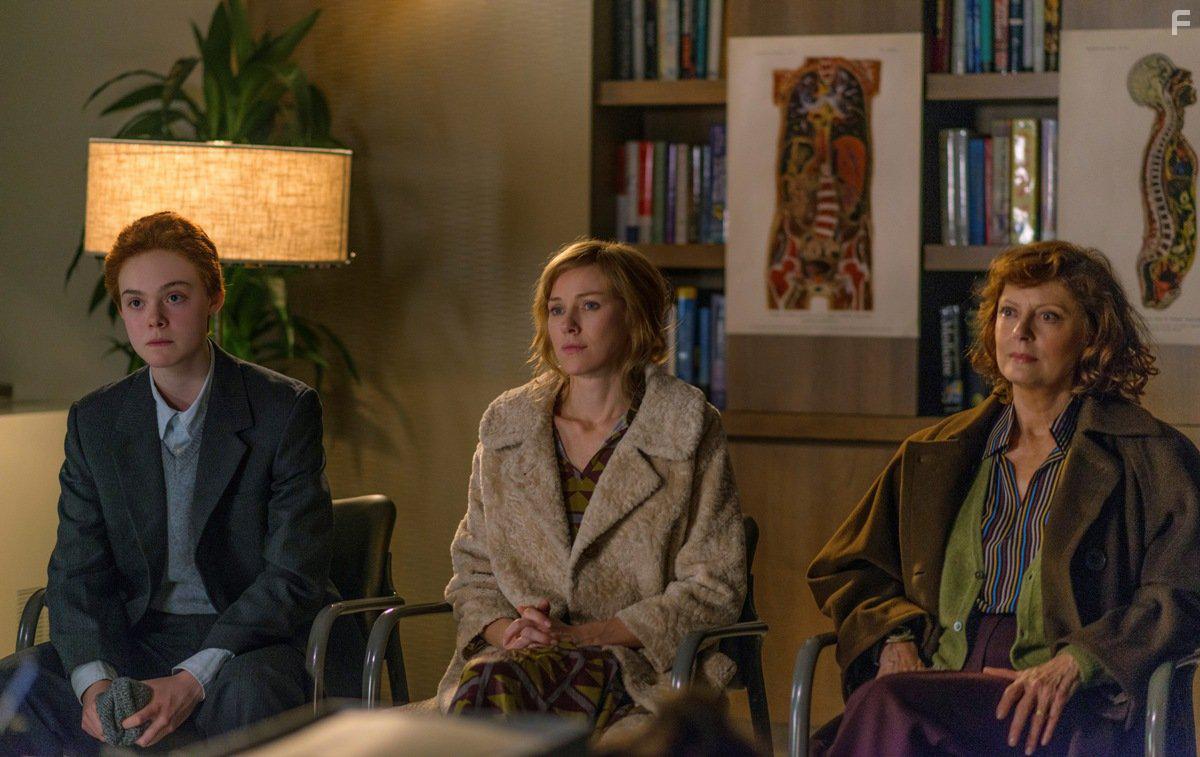 Susan Sarandon, Naomi Watts, and Elle Fanning in Three Generations (2015)