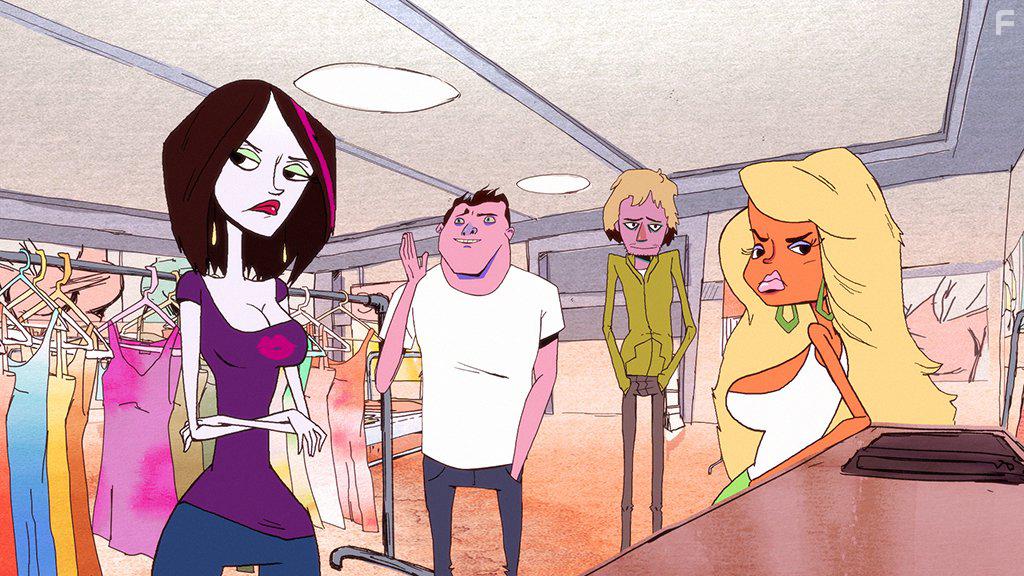 Patton Oswalt, Paul Rudd, Riki Lindhome, and Kate Micucci in Nerdland (2016)