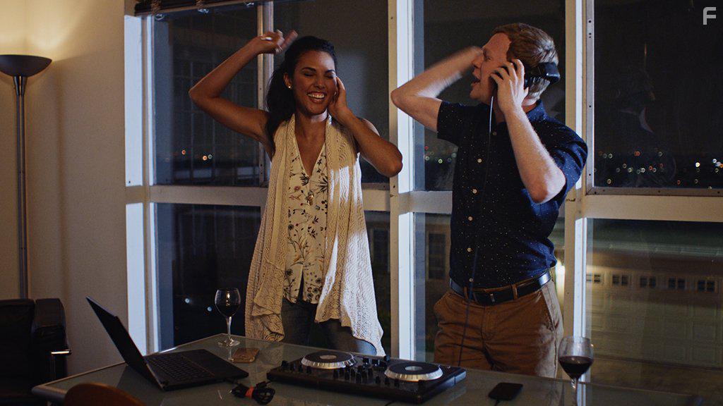 Johan Glans and Felisha Cooper in Swedish Dicks (2016)