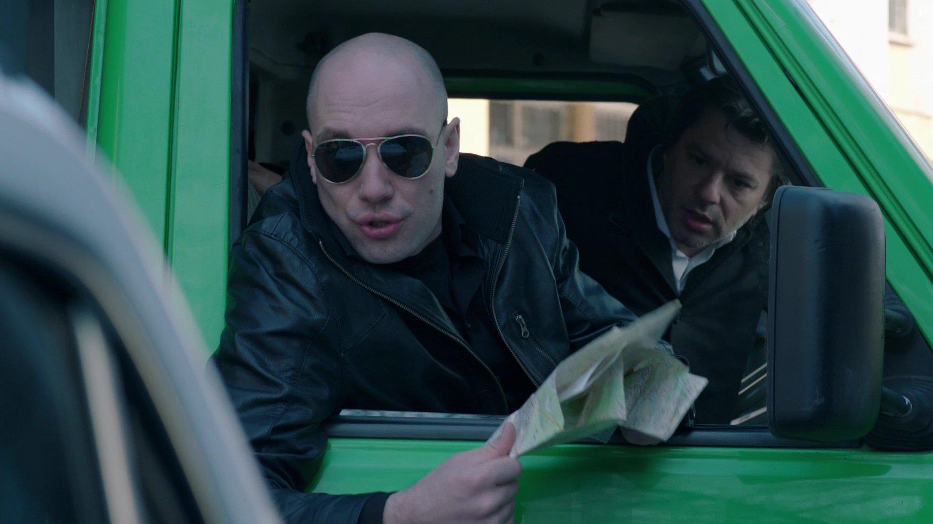 Marian Valev and Zachary Baharov in Pod prikritie (2011)