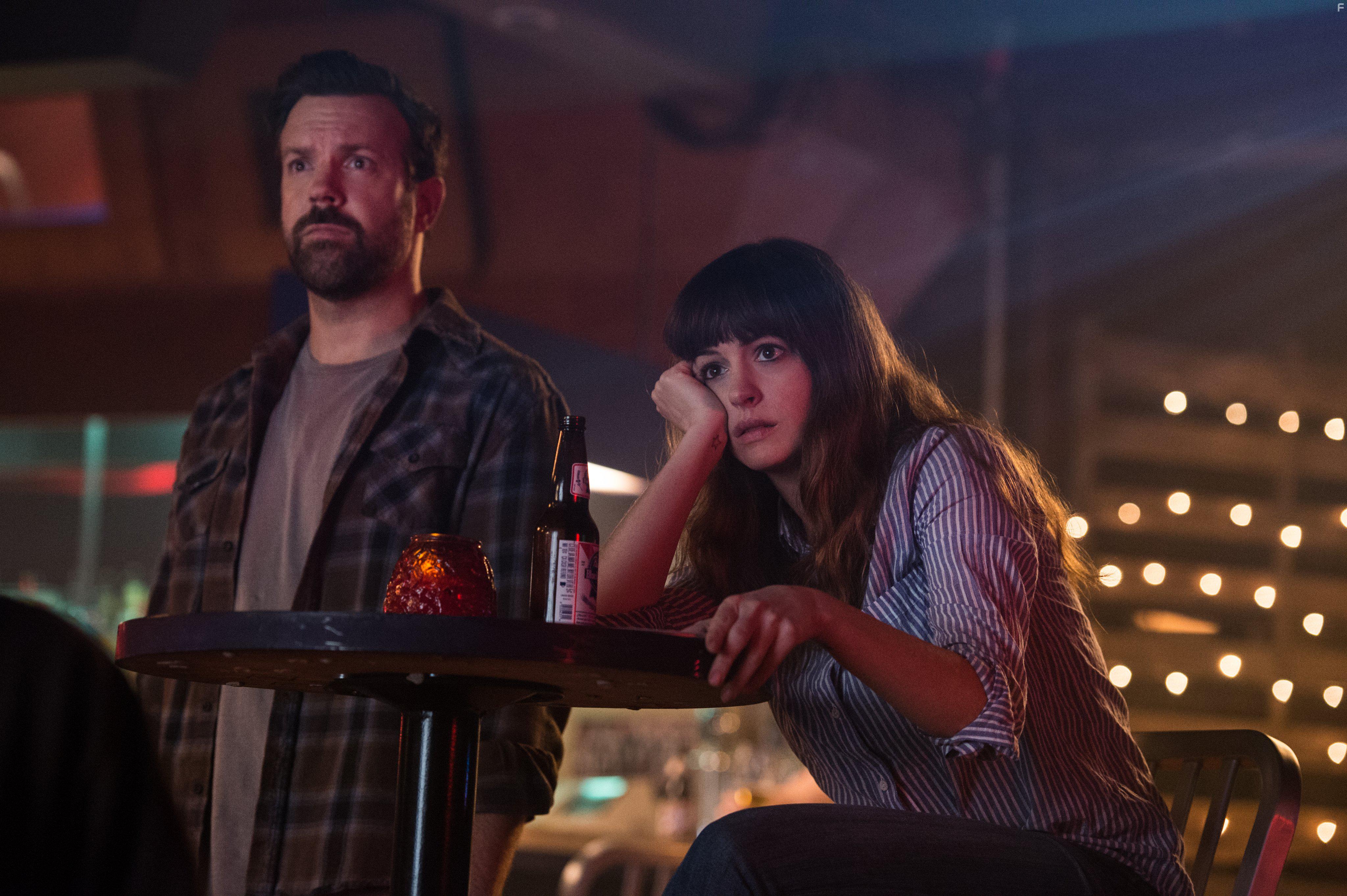 Anne Hathaway and Jason Sudeikis in Colossal (2016)