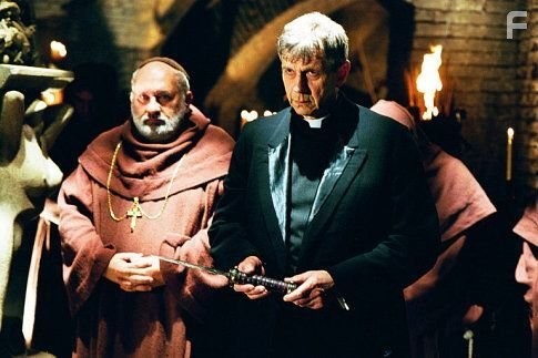 Jay Brazeau and William B. Davis in Saint Sinner (2002)