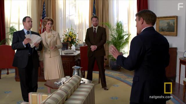 Cynthia Nixon and Dustin Lewis in Killing Reagan (2016)