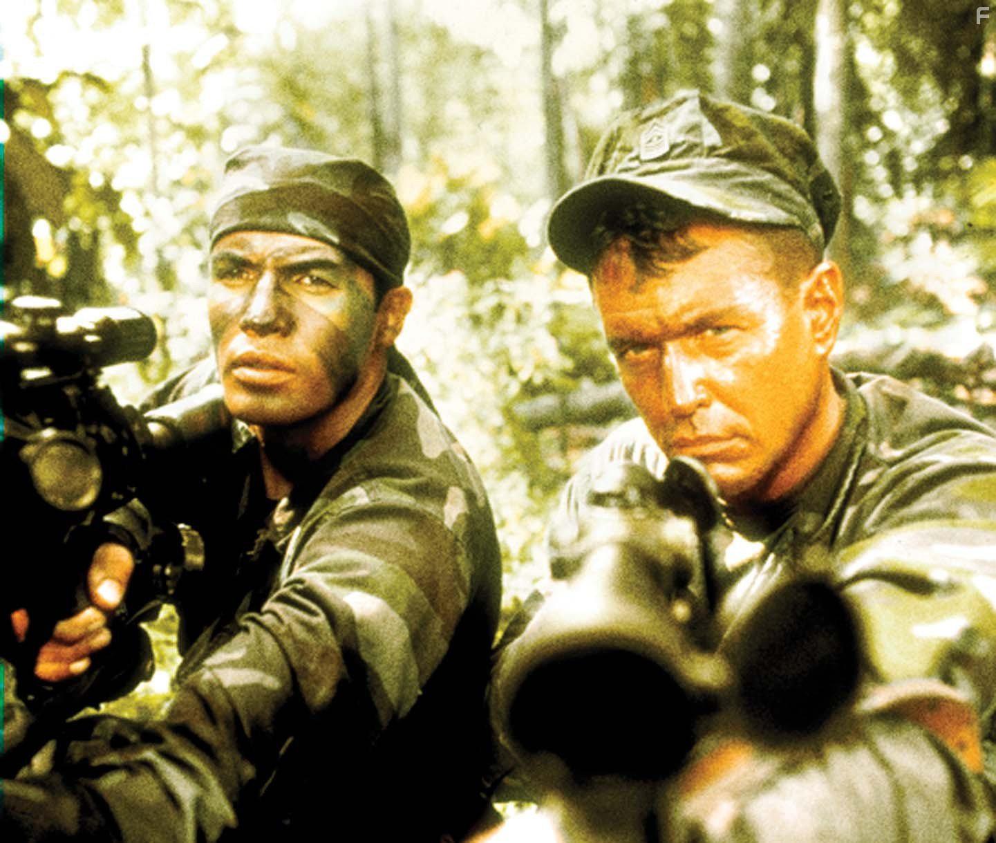 Tom Berenger and Billy Zane in Sniper (1993)