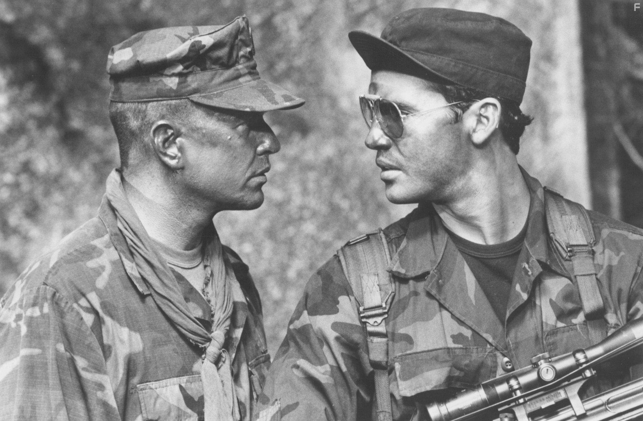 Tom Berenger and Billy Zane in Sniper (1993)