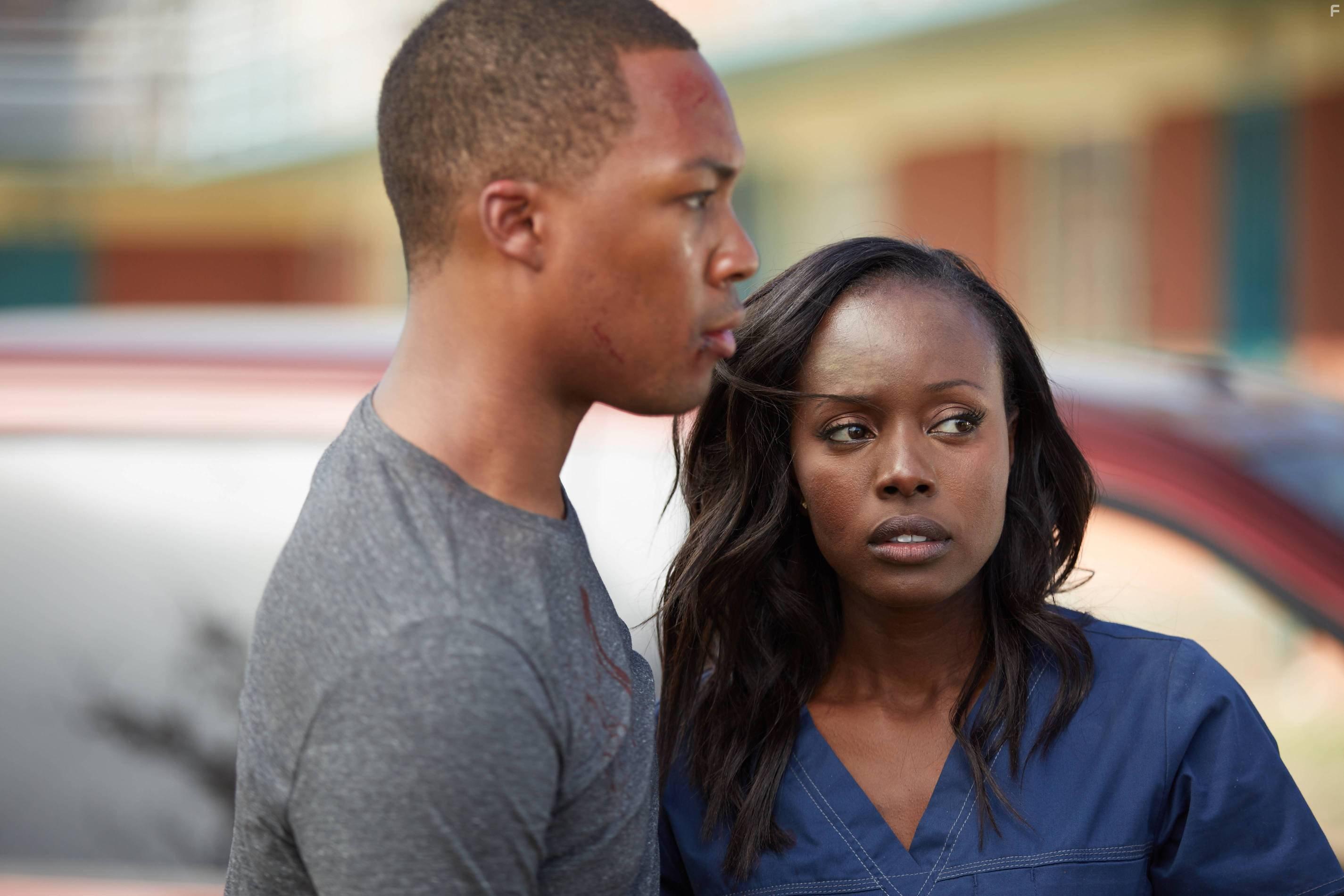 Anna Diop and Corey Hawkins in 24: Legacy (2016)